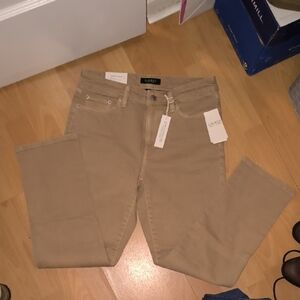 NWT Ralph Lauren | Tan Straight Leg Jeans
